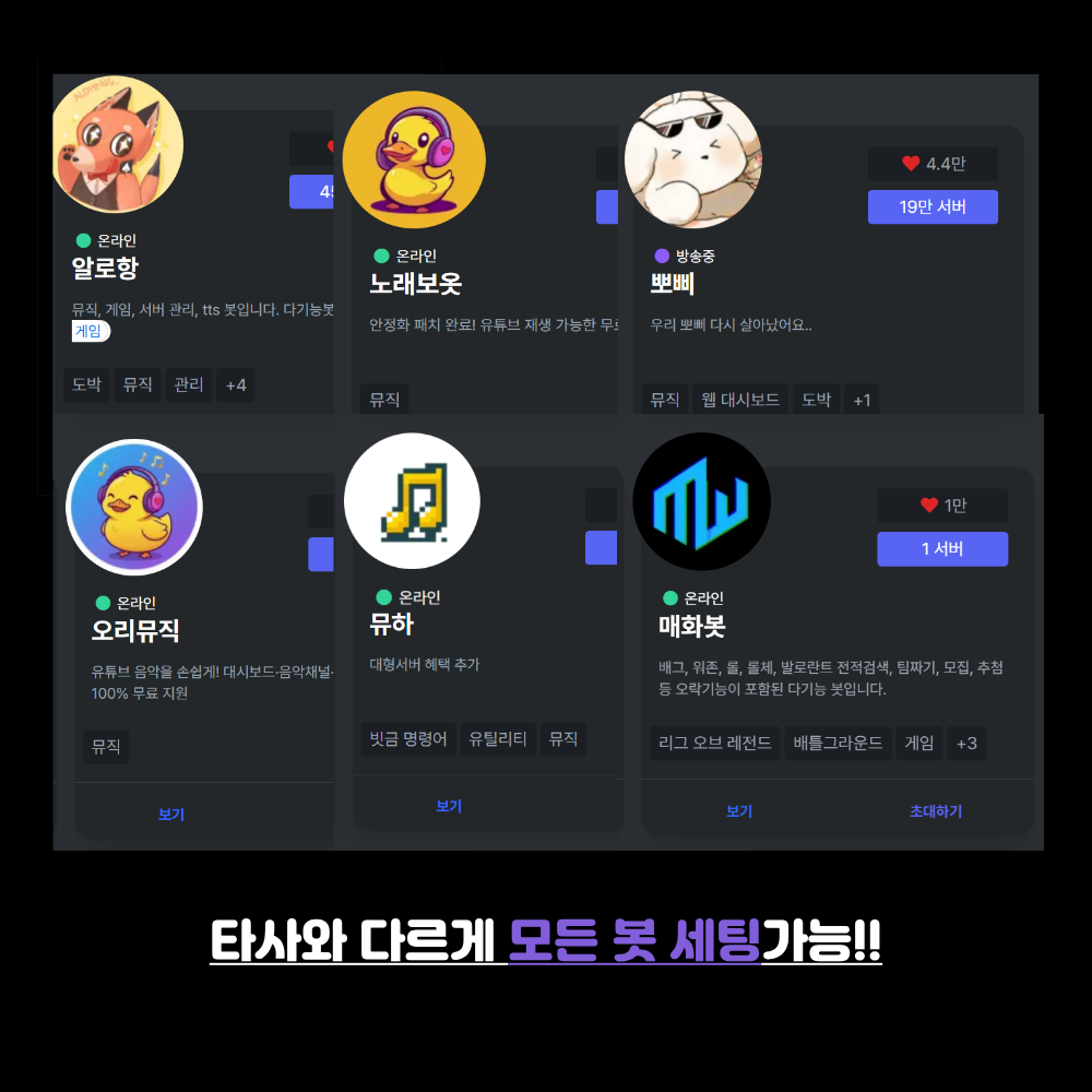 디스코드 서버제작 프리미엄 상세 4